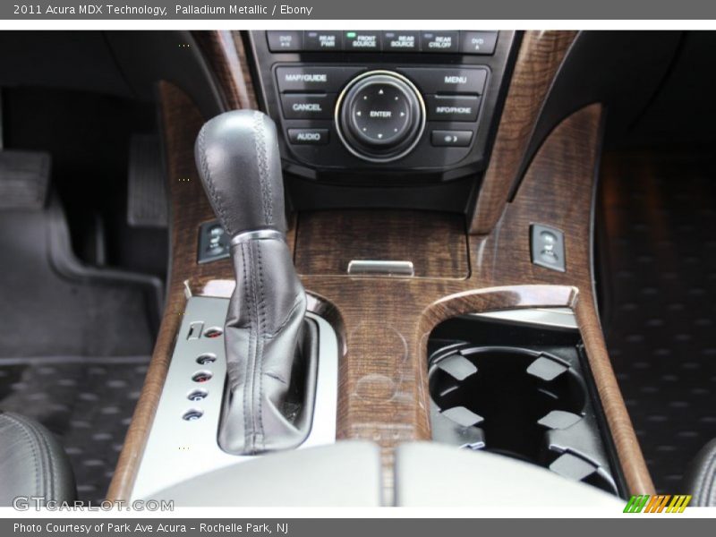 Palladium Metallic / Ebony 2011 Acura MDX Technology