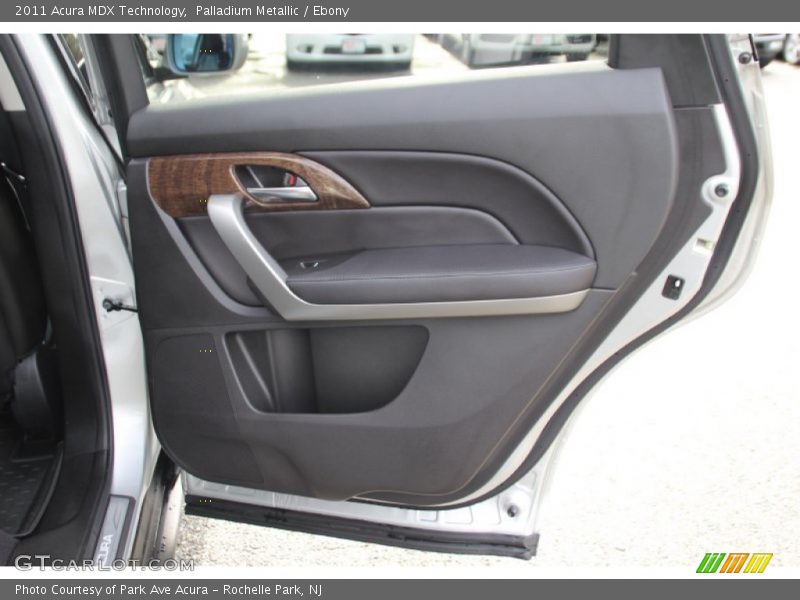 Palladium Metallic / Ebony 2011 Acura MDX Technology