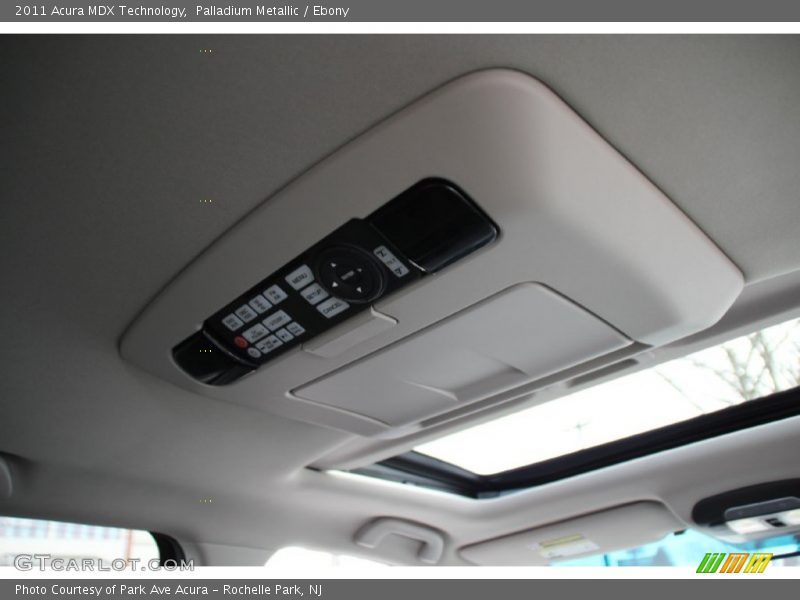 Palladium Metallic / Ebony 2011 Acura MDX Technology