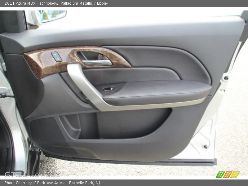 Palladium Metallic / Ebony 2011 Acura MDX Technology