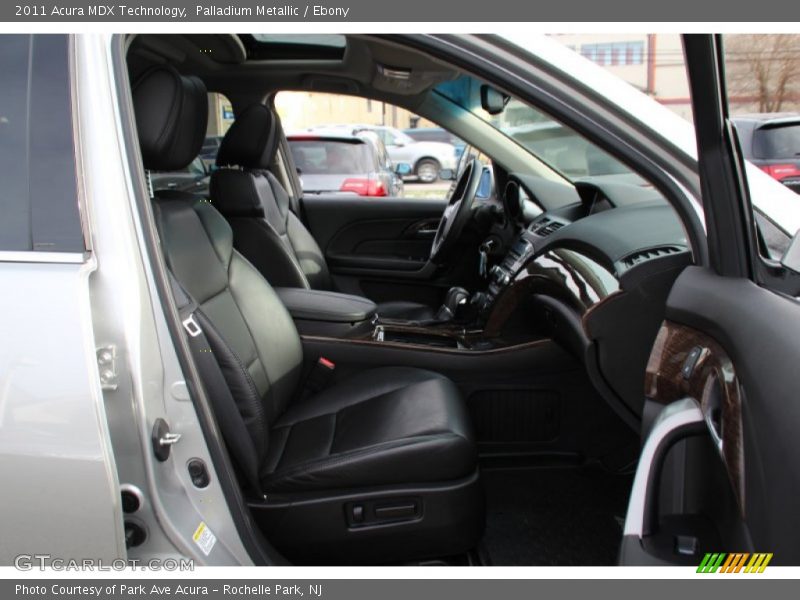 Palladium Metallic / Ebony 2011 Acura MDX Technology