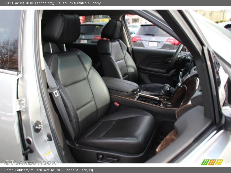 Palladium Metallic / Ebony 2011 Acura MDX Technology