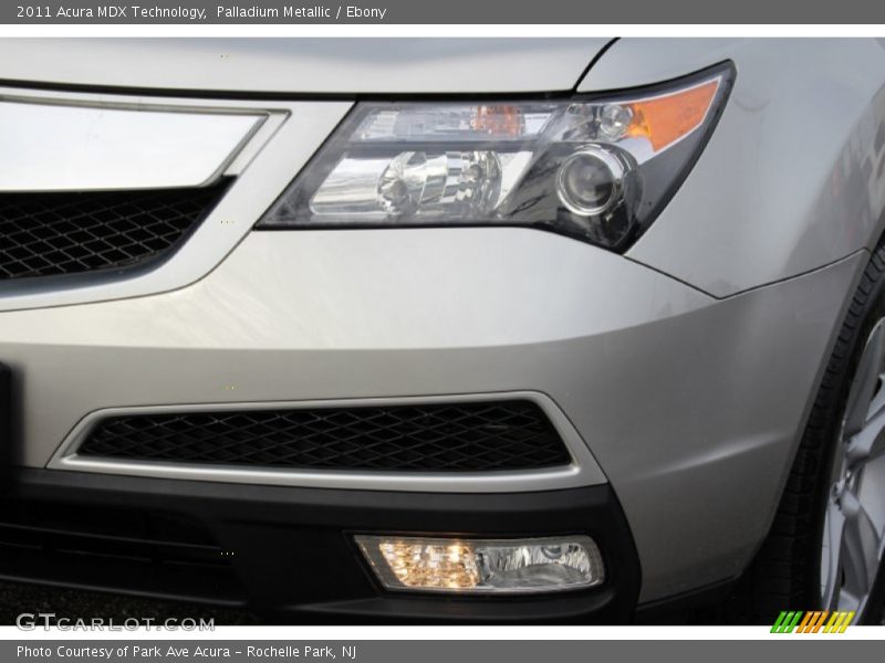 Palladium Metallic / Ebony 2011 Acura MDX Technology