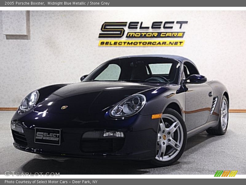 Midnight Blue Metallic / Stone Grey 2005 Porsche Boxster