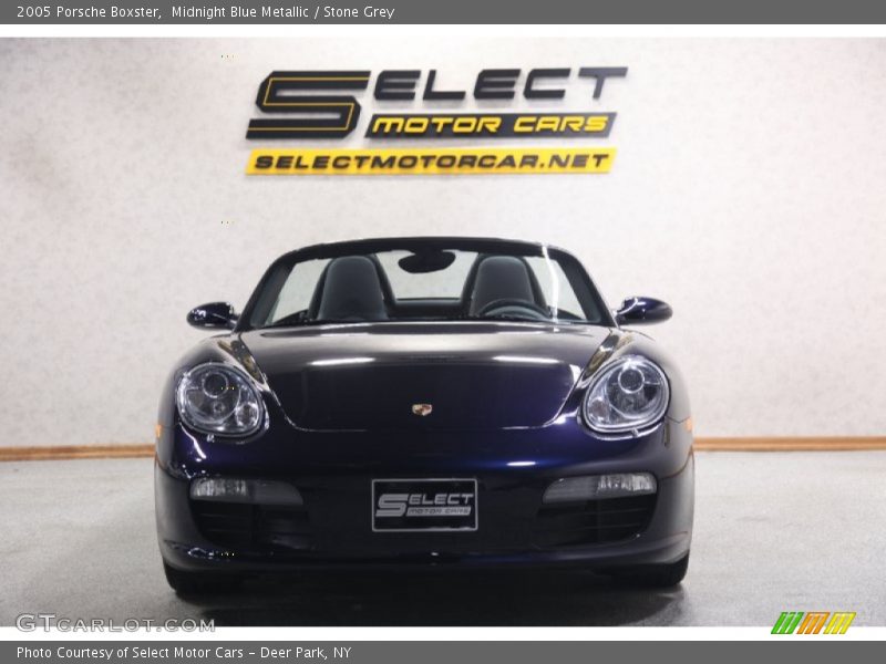 Midnight Blue Metallic / Stone Grey 2005 Porsche Boxster