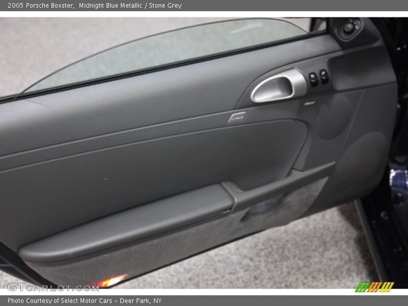 Midnight Blue Metallic / Stone Grey 2005 Porsche Boxster