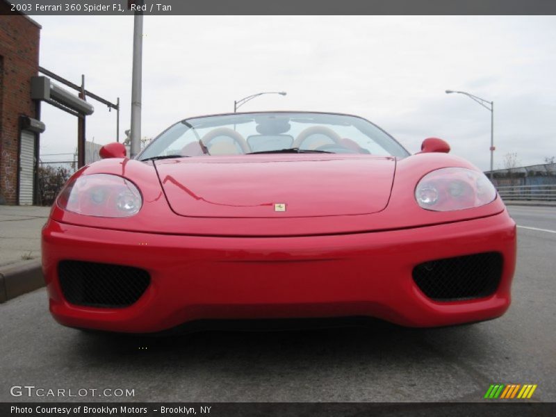 Red / Tan 2003 Ferrari 360 Spider F1