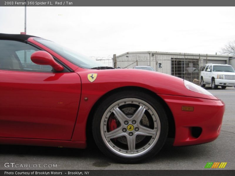 Red / Tan 2003 Ferrari 360 Spider F1
