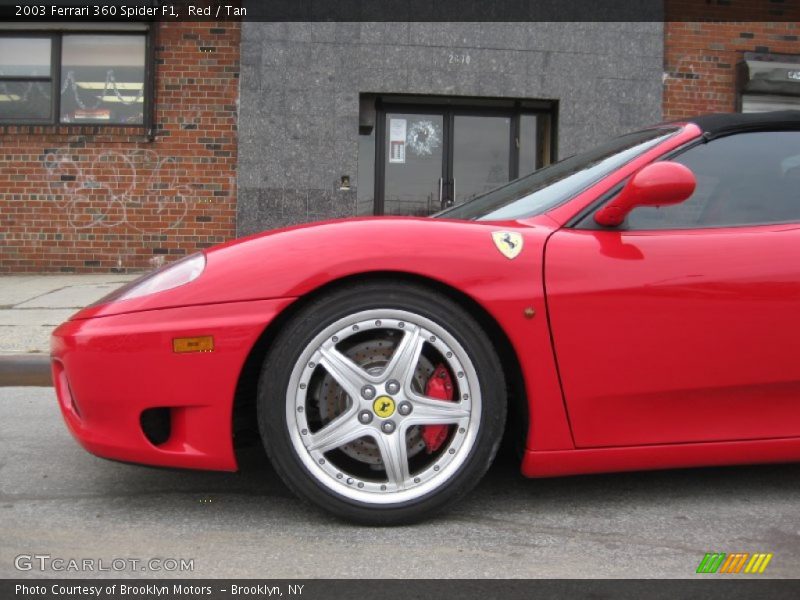 Red / Tan 2003 Ferrari 360 Spider F1