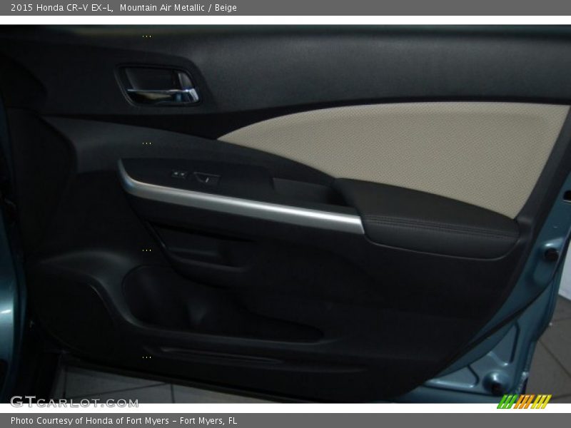 Mountain Air Metallic / Beige 2015 Honda CR-V EX-L