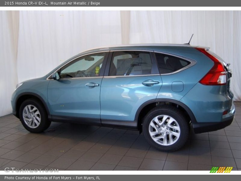 Mountain Air Metallic / Beige 2015 Honda CR-V EX-L