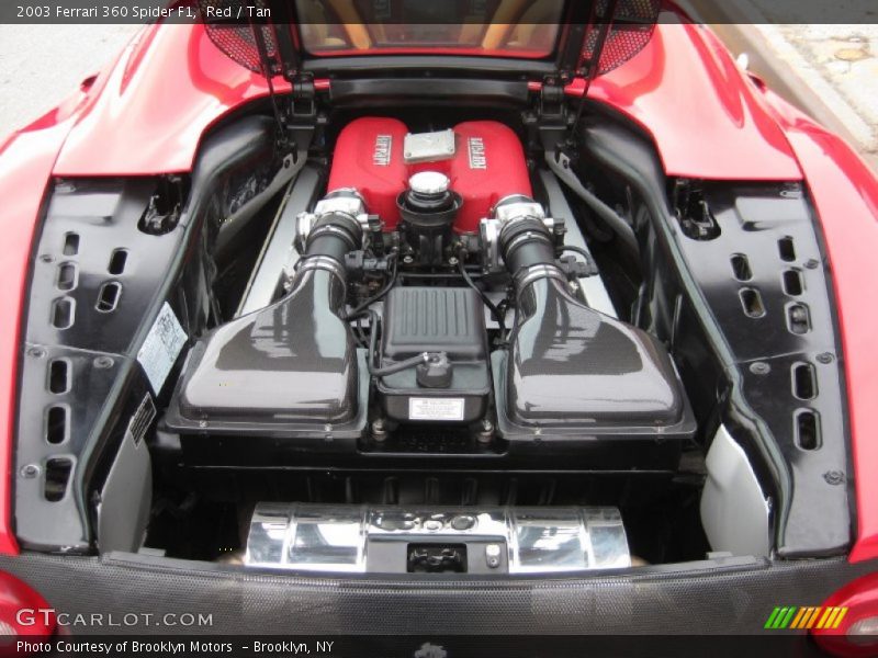 Red / Tan 2003 Ferrari 360 Spider F1