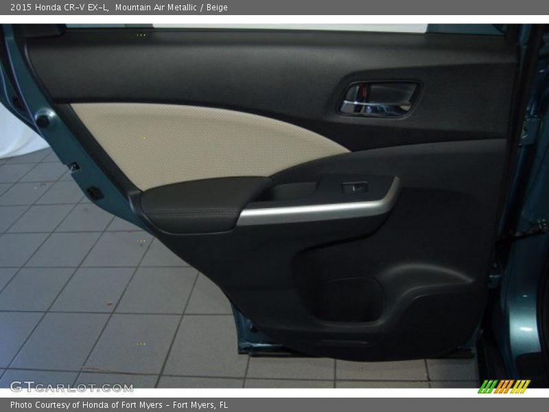 Mountain Air Metallic / Beige 2015 Honda CR-V EX-L
