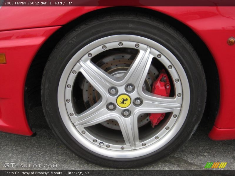 Red / Tan 2003 Ferrari 360 Spider F1