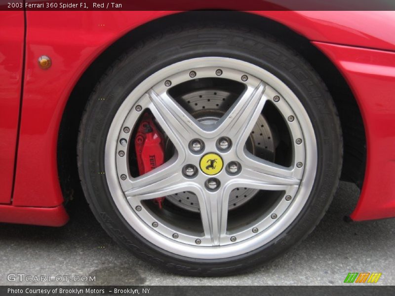 Red / Tan 2003 Ferrari 360 Spider F1