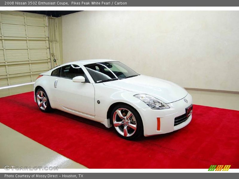Pikes Peak White Pearl / Carbon 2008 Nissan 350Z Enthusiast Coupe