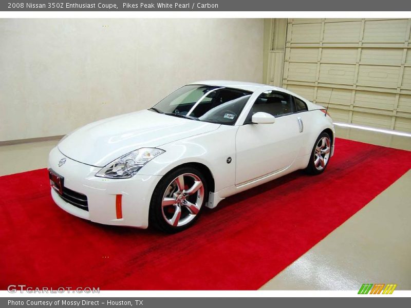 Pikes Peak White Pearl / Carbon 2008 Nissan 350Z Enthusiast Coupe