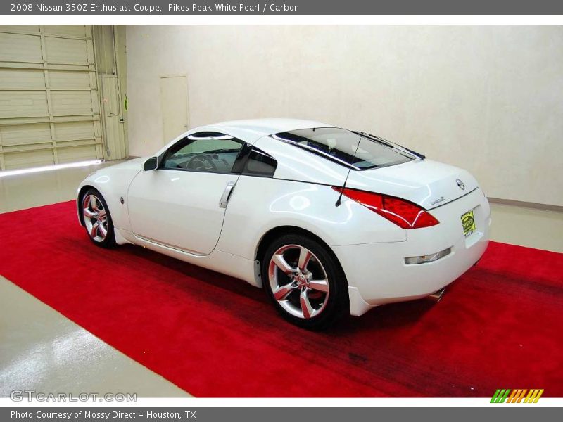 Pikes Peak White Pearl / Carbon 2008 Nissan 350Z Enthusiast Coupe