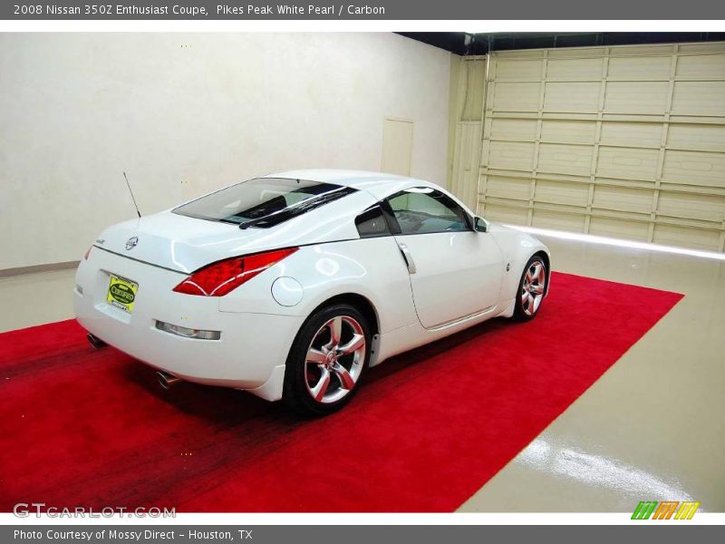 Pikes Peak White Pearl / Carbon 2008 Nissan 350Z Enthusiast Coupe