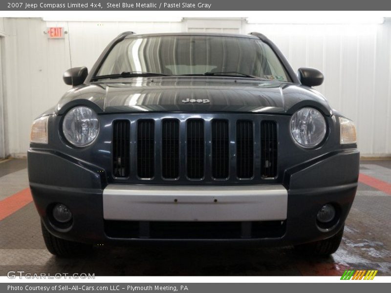 Steel Blue Metallic / Pastel Slate Gray 2007 Jeep Compass Limited 4x4