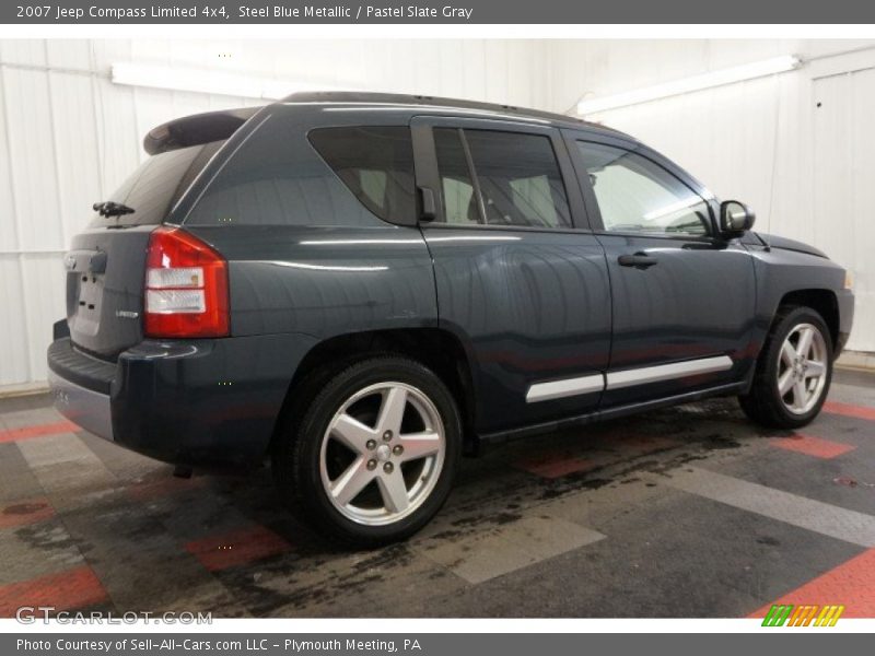 Steel Blue Metallic / Pastel Slate Gray 2007 Jeep Compass Limited 4x4