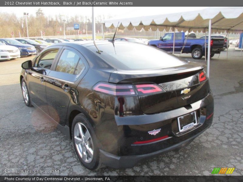 Black / Jet Black/Ceramic White Accents 2012 Chevrolet Volt Hatchback