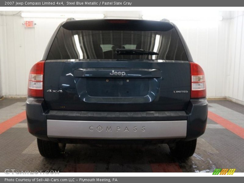 Steel Blue Metallic / Pastel Slate Gray 2007 Jeep Compass Limited 4x4