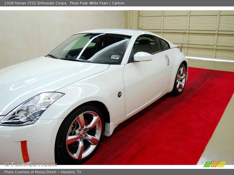 Pikes Peak White Pearl / Carbon 2008 Nissan 350Z Enthusiast Coupe