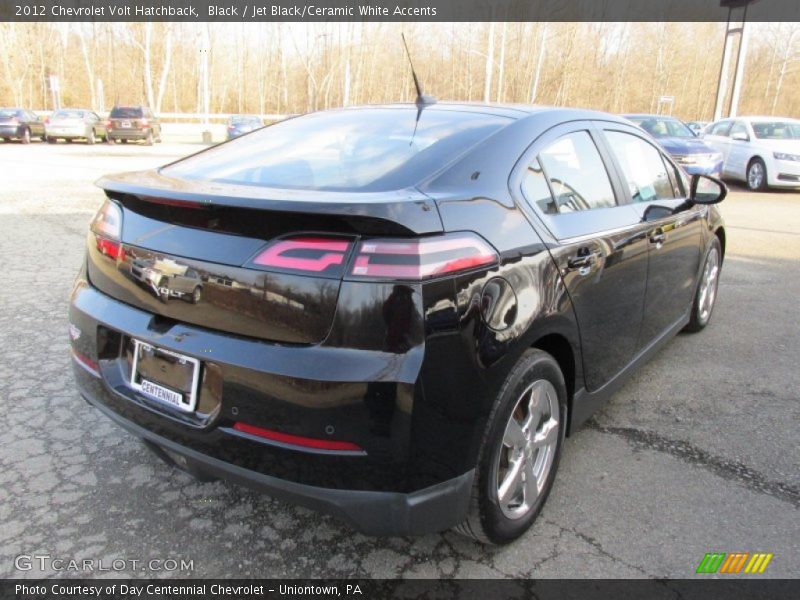 Black / Jet Black/Ceramic White Accents 2012 Chevrolet Volt Hatchback