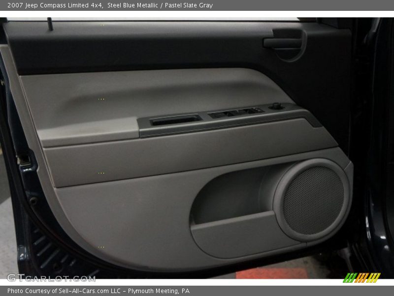 Steel Blue Metallic / Pastel Slate Gray 2007 Jeep Compass Limited 4x4
