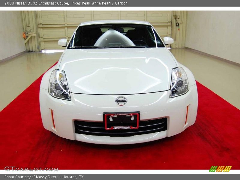 Pikes Peak White Pearl / Carbon 2008 Nissan 350Z Enthusiast Coupe