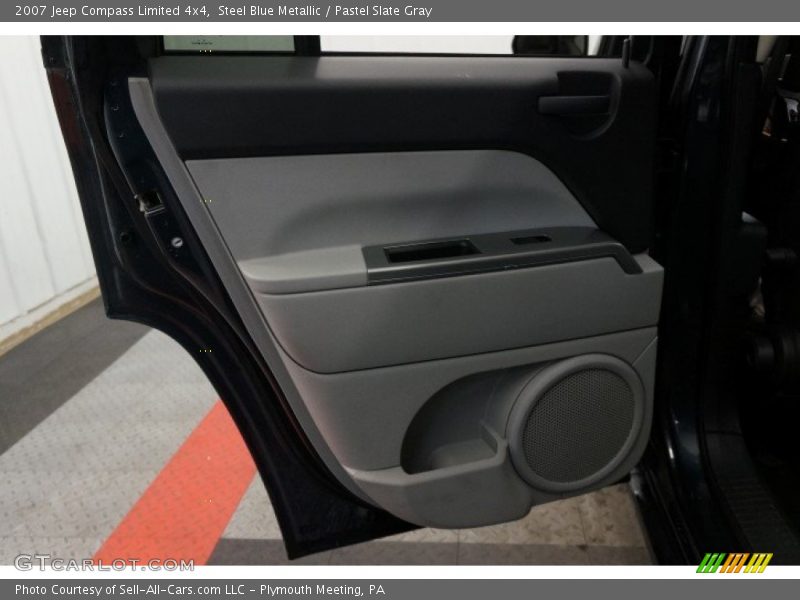 Steel Blue Metallic / Pastel Slate Gray 2007 Jeep Compass Limited 4x4