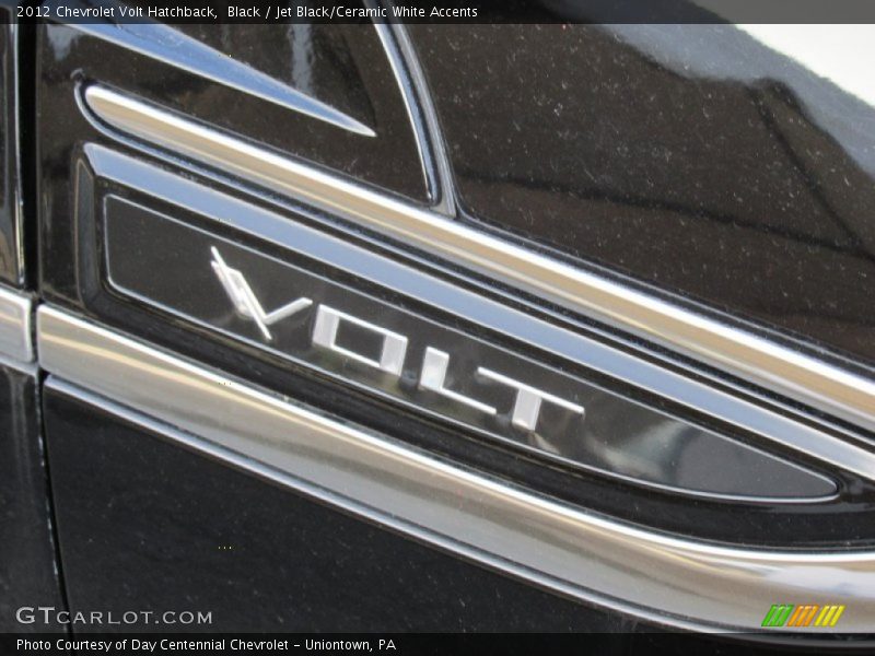 Black / Jet Black/Ceramic White Accents 2012 Chevrolet Volt Hatchback