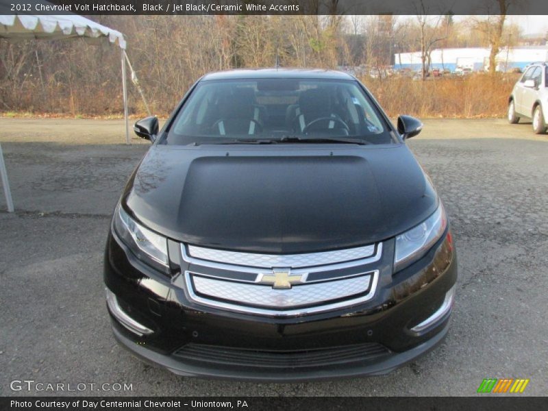 Black / Jet Black/Ceramic White Accents 2012 Chevrolet Volt Hatchback