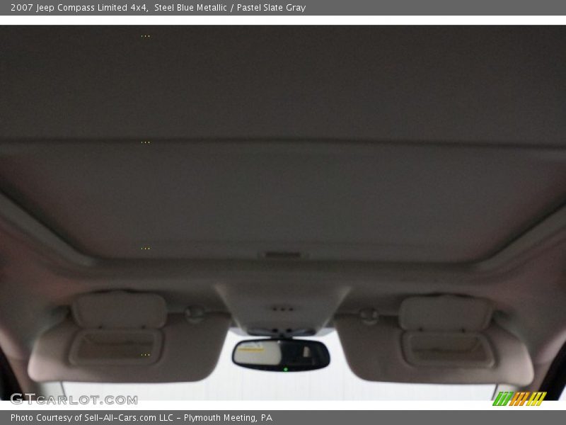 Steel Blue Metallic / Pastel Slate Gray 2007 Jeep Compass Limited 4x4