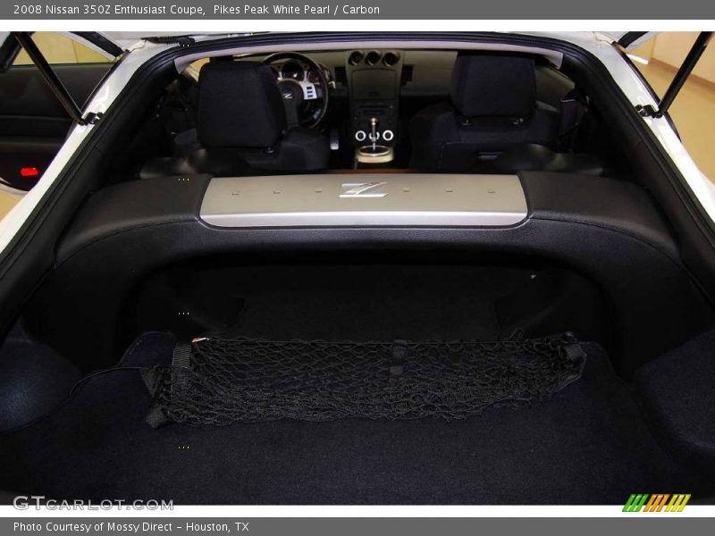 Pikes Peak White Pearl / Carbon 2008 Nissan 350Z Enthusiast Coupe