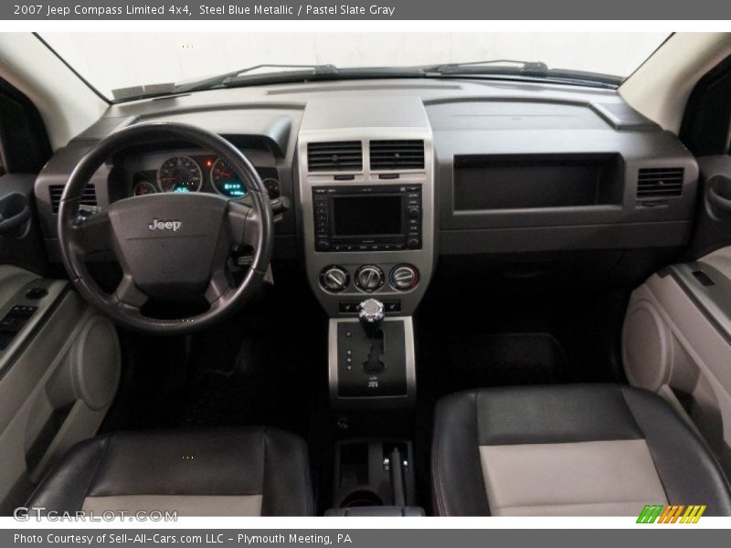 Steel Blue Metallic / Pastel Slate Gray 2007 Jeep Compass Limited 4x4