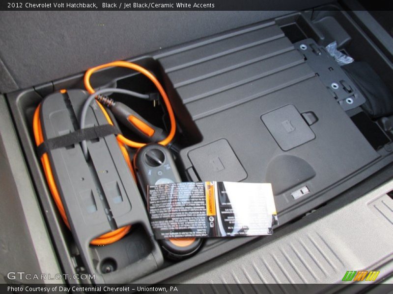 Black / Jet Black/Ceramic White Accents 2012 Chevrolet Volt Hatchback