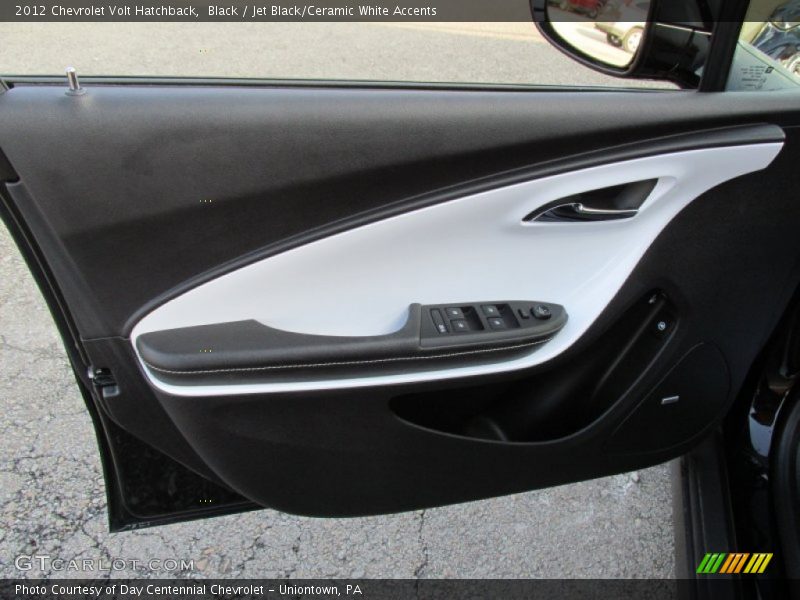 Black / Jet Black/Ceramic White Accents 2012 Chevrolet Volt Hatchback