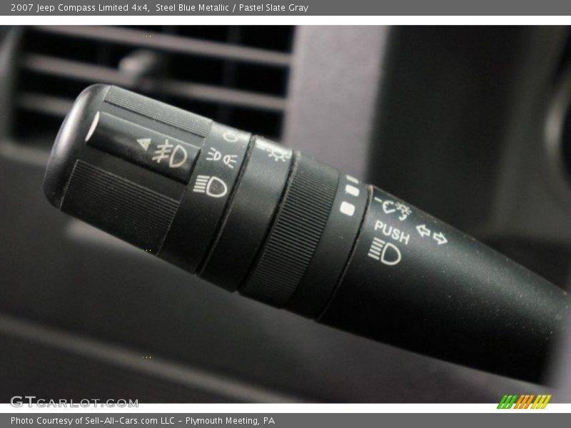 Steel Blue Metallic / Pastel Slate Gray 2007 Jeep Compass Limited 4x4