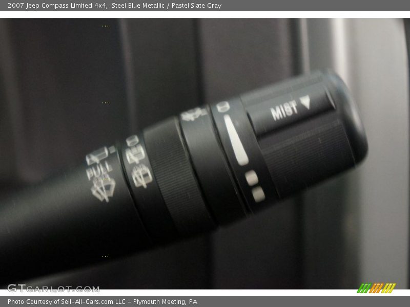 Steel Blue Metallic / Pastel Slate Gray 2007 Jeep Compass Limited 4x4