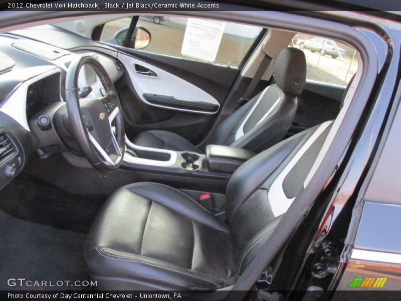 Black / Jet Black/Ceramic White Accents 2012 Chevrolet Volt Hatchback