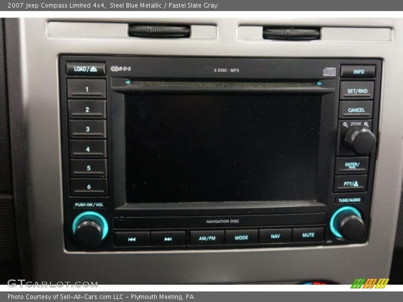 Steel Blue Metallic / Pastel Slate Gray 2007 Jeep Compass Limited 4x4