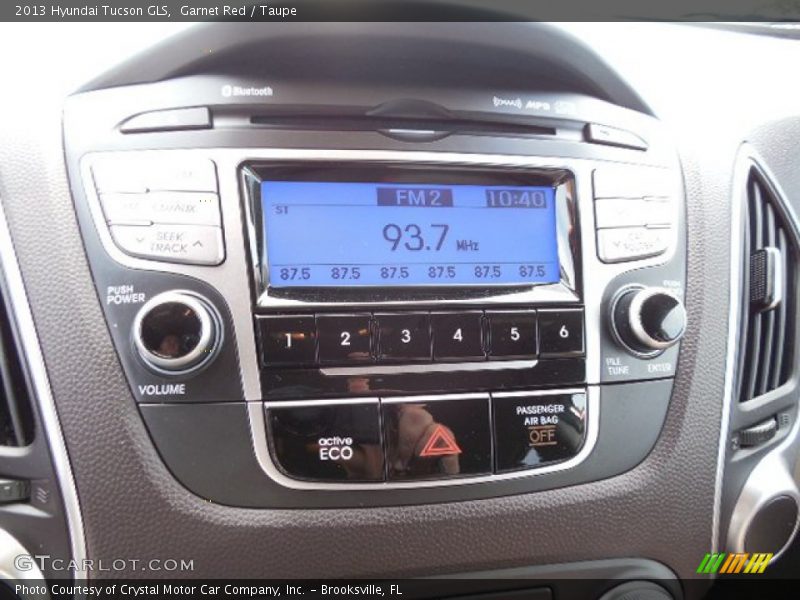 Garnet Red / Taupe 2013 Hyundai Tucson GLS