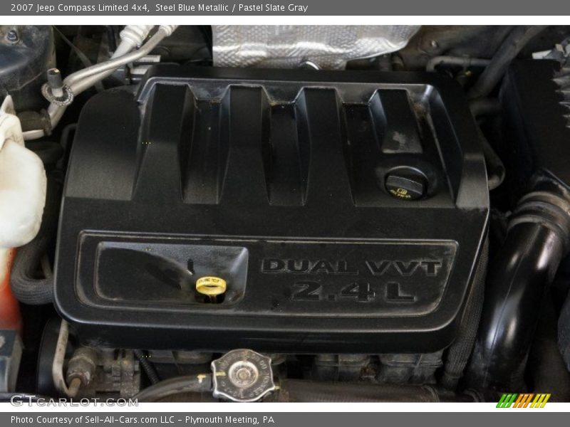 Steel Blue Metallic / Pastel Slate Gray 2007 Jeep Compass Limited 4x4
