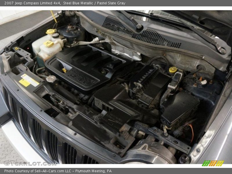 Steel Blue Metallic / Pastel Slate Gray 2007 Jeep Compass Limited 4x4