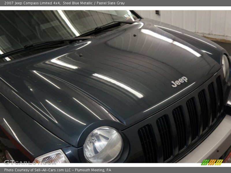 Steel Blue Metallic / Pastel Slate Gray 2007 Jeep Compass Limited 4x4