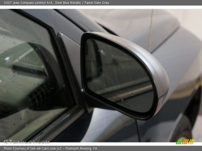 Steel Blue Metallic / Pastel Slate Gray 2007 Jeep Compass Limited 4x4