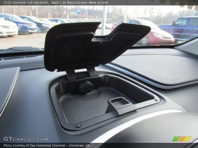Black / Jet Black/Ceramic White Accents 2012 Chevrolet Volt Hatchback