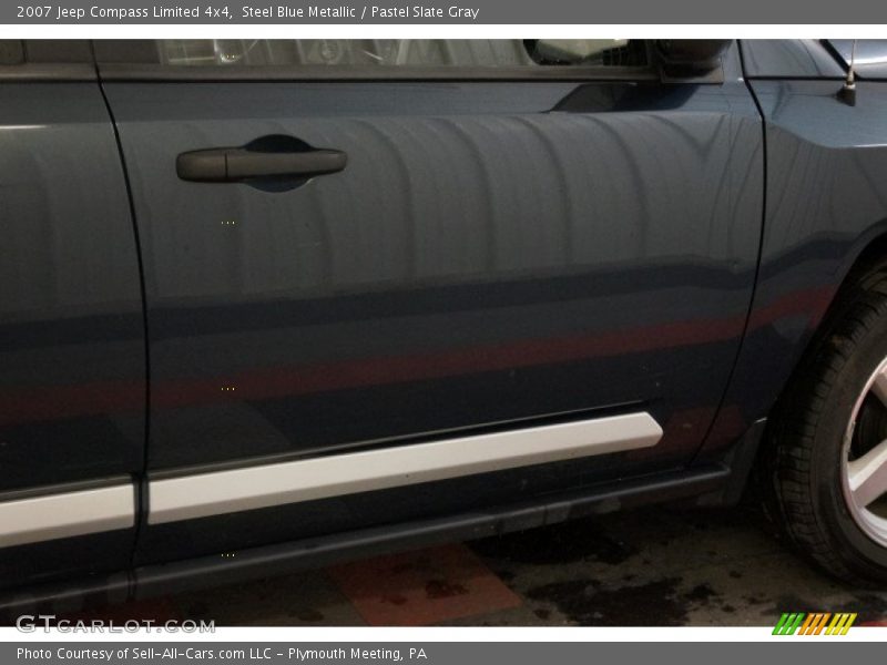 Steel Blue Metallic / Pastel Slate Gray 2007 Jeep Compass Limited 4x4
